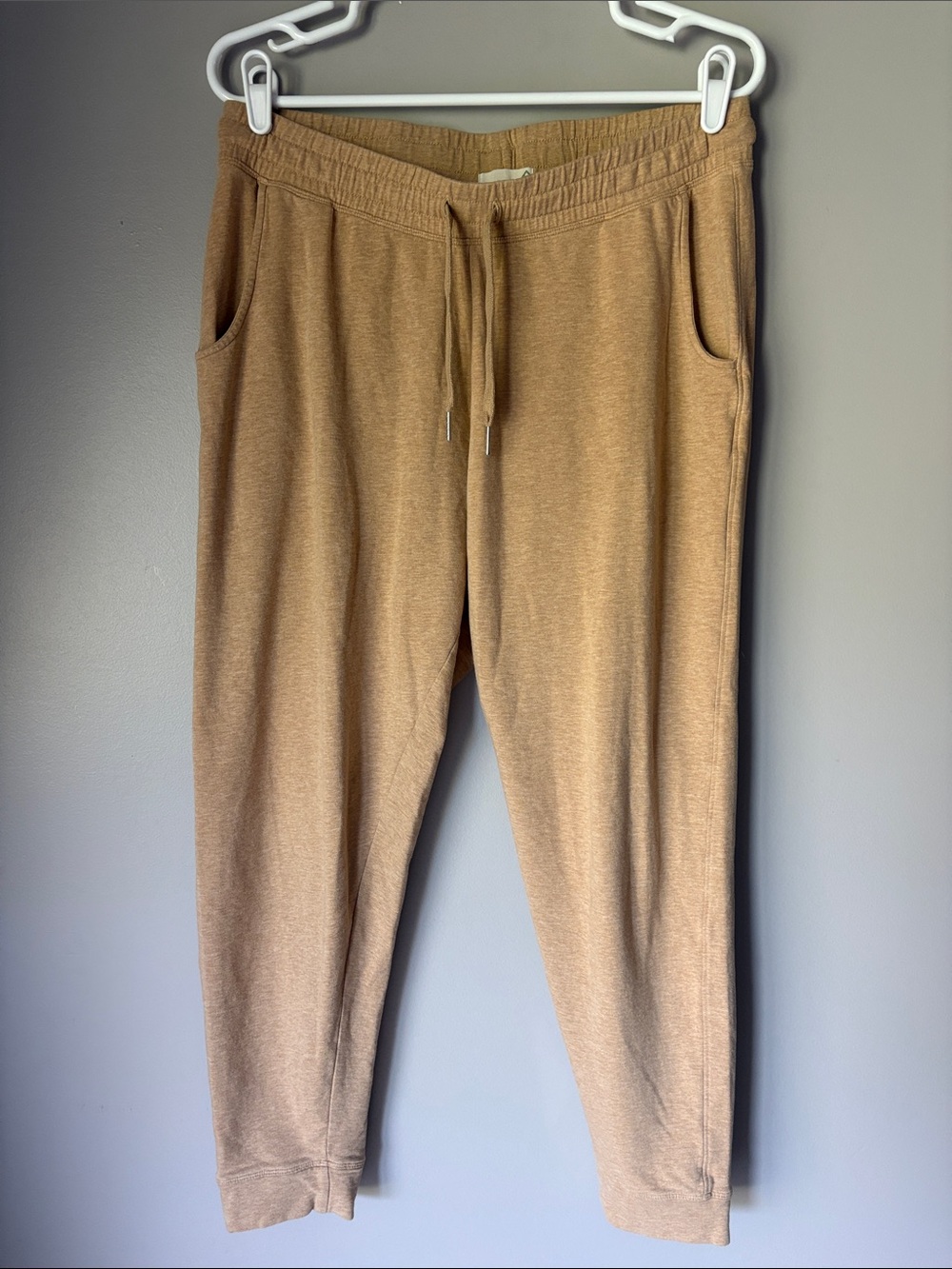 Tasc Performance Women’s Organic Cotton Bamboo Tan Athletic Joggers